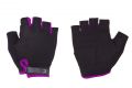 Перчатки Green Cycle Frida 2 Feminine без пальцев S черно-фиолетовые