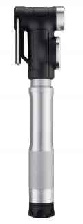 Мининасос Crankbrothers STERLING SG, алюминиевый, с манометром, smart head, 100 psi/7 bar, серебристый