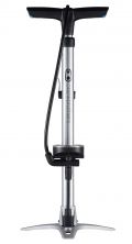 Насос для пола Crankbrothers STERLING, с манометром, presta/schrader, 160 psi/11 bar, серебристый