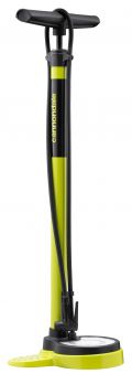 Насос напольный Cannondale ESSENTIAL, с манометром 140psi, presta+schrader, черно-желтый