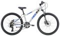 Велосипед 24 Apollo NEO Disc+ 7s boys Brushed alloy / Blue / Black