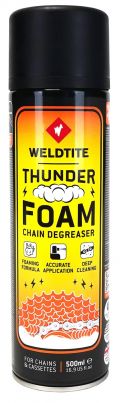 Очиститель трансмиссии Weldtite 03097 Thunder Foam Chain Degreaser, пенный, 500мл