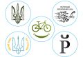 Світловідбиваючі наліпки ONRIDE Тризуб 42 мм круглі (5шт.)