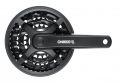 Комплект шатунов ONRIDE Trio 830P, под квадрат, 170 мм, 22-32-42Т, на 8/7/6 шв., черный