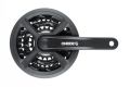 Комплект шатунов ONRIDE Trio 810P, под квадрат, 175 мм, 22-32-42Т, на 8/7/6 шв., черный