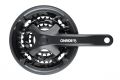 Комплект шатунів ONRIDE Trio 920P, під квадрат, 170 мм, 22-32-44Т, на 9 шв., чорний