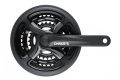 Комплект шатунов ONRIDE Trio 840P, под квадрат, 170 мм, 28-38-48Т, на 8/7/6 шв., черный