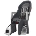 Детское кресло заднее POLISPORT Guppy Maxi+ RS на подседельную трубу, 9-22 кг, серое