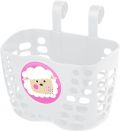 Корзина детская пластиковая на руль KLS Buddy Баранчик, белый