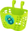 Корзина детская пластиковая на руль KLS Buddy Монстрик, ярко-зеленый