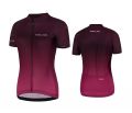 Веломайка женская с коротким рукавом KLS Maddie 2 бордовый S