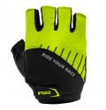Рукавички R2 Hoppy колір чорний, неоново жовтий розмір 10 років