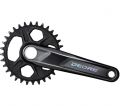 Шатуни Shimano FC-M6100-1 DEORE, інтегрована вісь, 165мм 32T 12-шв. CL-52мм без каретки