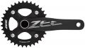 Шатуны Shimano FC-M640 ZEE встроенная ось, 165мм, звезда 36Т +компоненты каретки BSA