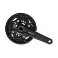 Шатуны Shimano FC-MT500-3, 175мм, 40X30X22, 10-шв, интегрированная ось, защита звезд, без каретки