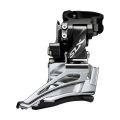 Переключатель передний Shimano FD-M7025 SL SL 2X11, HIGH CLAMP, DOWN-SWING, DUAL-PULL, хомут 34,9мм (с адаптером 31,8 и 28,6мм)