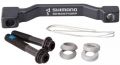 Адаптер для дисков тормозов Shimano, передний SM-MA90-F180P/P, ротора 180мм, POST-type