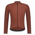 Велоджерси Shimano Stile long sleeves утепленное, коричневое, разм.