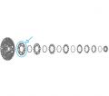 Звезда кассеты Shimano CS-R7100, 19-зуб.
