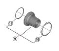 Барабан задней втулки Shimano FH-M8110/M7110