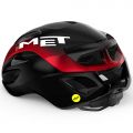 Шолом MET RIVALE MIPS CE BLACK RED METALLIC | GLOSSY S (52-56)