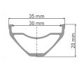 Обід DT SWISS F 572 27X30 DISK BRAKE 28отв.