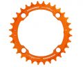 Зірка RACE FACE Narrow Wide, 104 BCD, 36T, 10-12 ск (ORA) Помаранчева (Алюмінієва)
