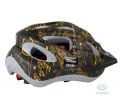 шолом дитячий Green Cycle Fast Five розмір 50-56см чорно-золотистый
