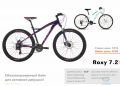 Велосипед 27,5&quot Pride Roxy 7.2 рама - 18 темнвісіній/малиновий/м'ятний 2017