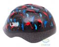 шлем детский Green Cycle Dino размер 50-54см черный/красный/синий лак