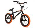 Велосипед 14 Stolen AGENT 14.60 2021 BLACK W/ DARK NEON ORANGE TIRES