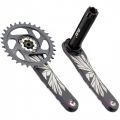 Шатуни SRAM X01 Eagle Superboost+ DUB 12s 165 w Direct Mount 32T X-SYNC 2 Chainring Lunar Polar Black (DUB Cups/Bearings not included) C3