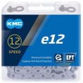 Цепь KMC e12 EPT 12 скоростей 130 звеньев серебряный + замок