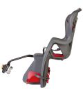 Сидіння задн. Bellelli Pepe Standart Multifix до 22кг, темно-сіре з червоною підкладкою
