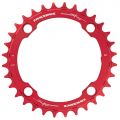 Зірка RACE FACE CHAINRING,NARROW WIDE,104X34,RED,10-12S