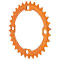 Зірка RACE FACE CHAINRING,NARROW WIDE,104X38,ORA,10-12S