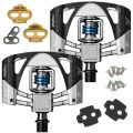 Педали Crankbrothers MALLET 3, серо-черная/синяя пружина