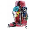 Рюкзак DEUTER Aircontact 60+10 SL цвет 5518 aubergine-cranberry Для треккинга