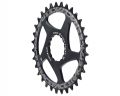 Звезда RACE FACE CINCH DM, 34T, 10-12 ск, Narrow Wide (MATTE BLK) Матовая Черная (Алюминиевая)