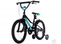 Велосипед 18 Pride Oliver чорний/Голубий/лайм 2018