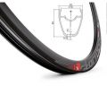 обод Mach1 STORMER 17 700C 28отв., TLR, черный, 440г