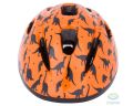 шолом дитячий Green Cycle Dino розмір 48-52см помаранчевий/чорний лак