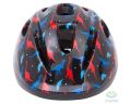 шлем детский Green Cycle Dino размер 48-52см черный/красный/синий лак