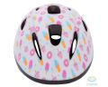 шлем детский Green Cycle Sweet размер 48-52см Белый/Розовый лак