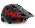 Шлем MET PARACHUTE MCR MIPS CE BLACK RED | MATT GLOSSY M (56-58)