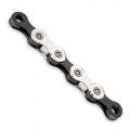 Цепь KMC X11 Silver/Black 11 скоростей 118 звеньев серебряный/черный + замок