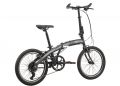 Велосипед 20 Pride MINI 8 2024 темно-сірий
