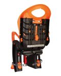 Сидіння задн. Bellelli Tiger Relax B-fix до 22кг, чорно-оранжеве з помаранчевою підкладкою