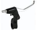 Тормозные ручки Longus (пара) для V-Brake, Al/пластик, 3 пальца