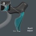 Гальмо гідравл диск для шосе Shimano R9270 DURA-ACE Di2, переднє (ліва ручка, каліпер, гідролінія 1000мм)